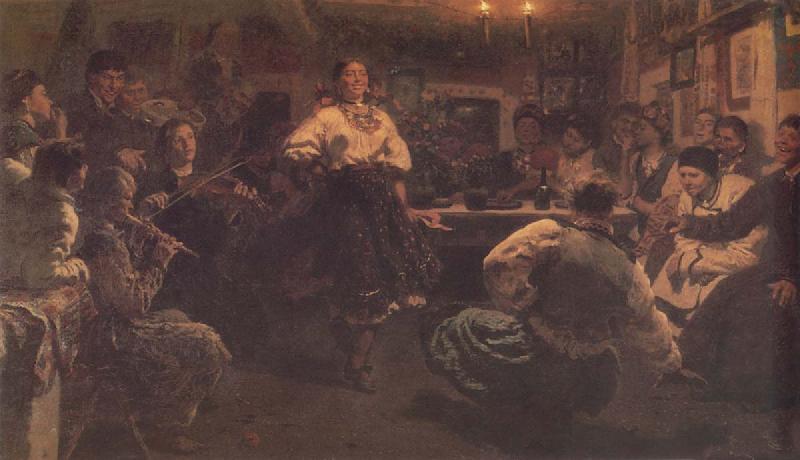 Ilya Repin Vechornisty Sweden oil painting art